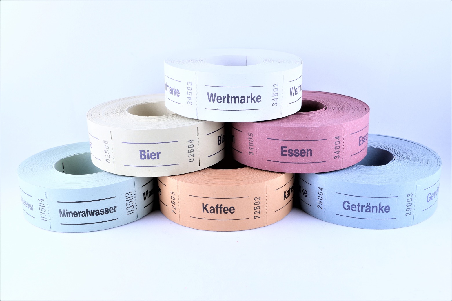 Rollengutscheine (500 Abrisse) Individualdruck – Bild 2
