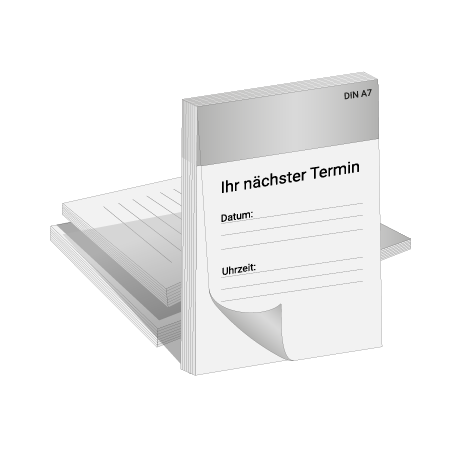 Terminblock | DIN A7 | bedruckt